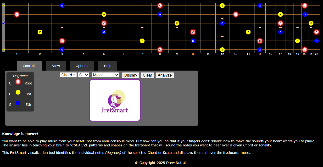 Fretboard Visualization App