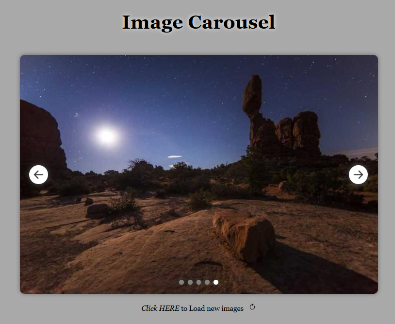 Image Carousel App