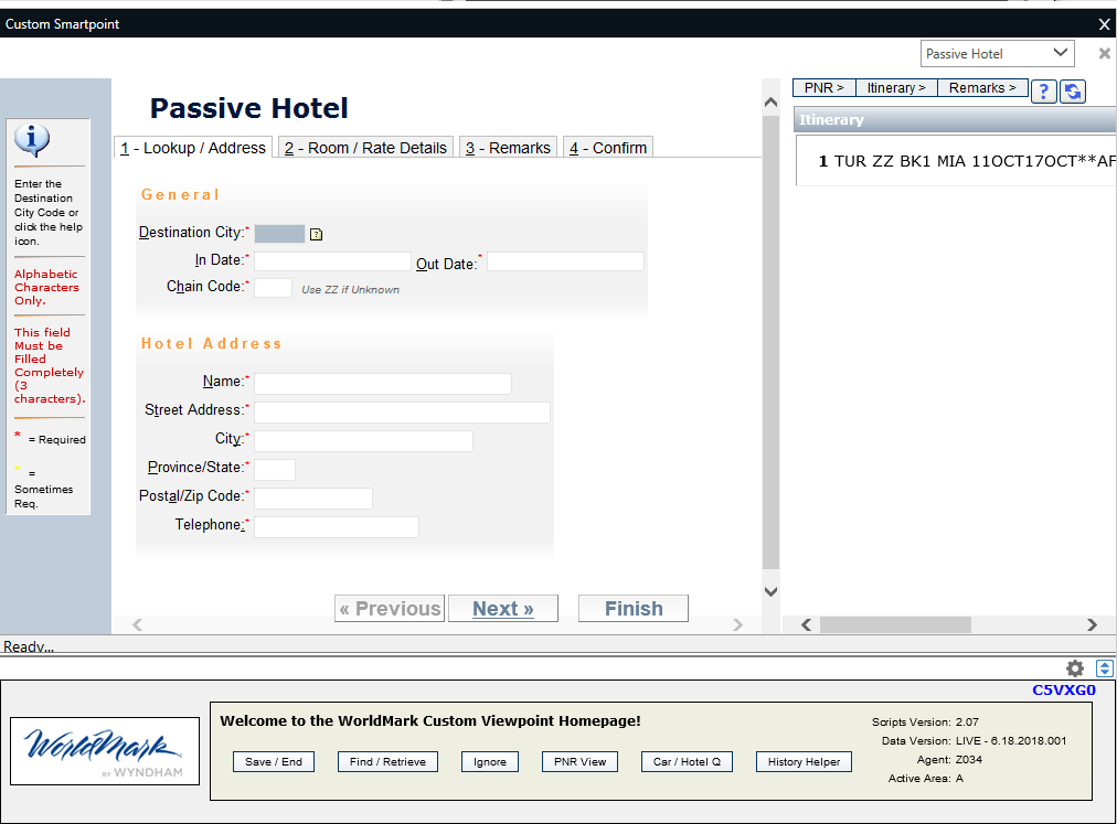 Passive Hotel Screenshot